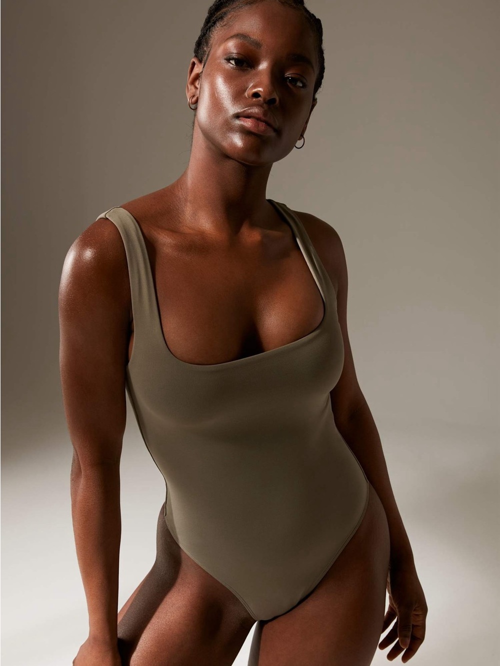 Aritzia Babaton Contour Square Neck Tank Bodysuit - #